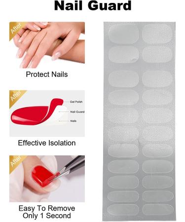 Nail Guard Nail Polish Protector No Affecting To Beauty Effective Isolation Long Lasting Easy To Remove for Nail Salon for Household - Buy Online on GoSupps.com