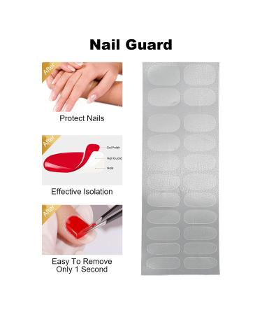 22pcs Nail Protection Patch - Waterproof Self-Adhesive Nail Glue Stickers for Salon Use | Best Nail Care Solution - Buy Online on GoSupps.com