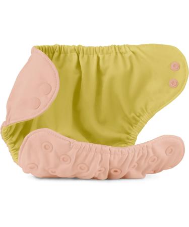 Esembly Cloth Diaper Outer Waterproof Cloth Diaper Cover Swim Diaper Leak-Proof and Breathable Layer Over Prefolds Flats or Fitteds Reusable Diaper with Snap Closure Size 2 (18-35lbs) Blush Size 2 Blush - Buy Online on GoSupps.com