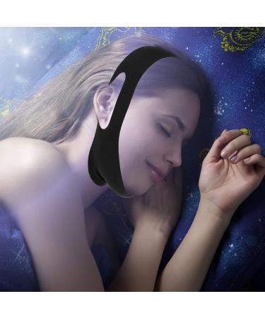 Healvian Anti Snoring Chin Strap 2Pcs - Adjustable Stop Snoring Solution for Better Sleep - Black - Buy Online on GoSupps.com
