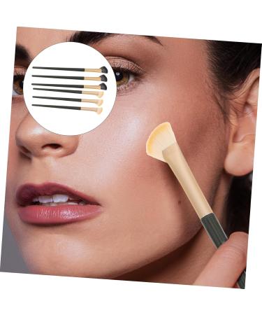 PLAFOPE 6 Pcs Angled Eyeliner Brush Angled Makeup Brush Concealer Brush under Eye Makeup Eyeliner Brush Brow Brush Eyeshadow Brush Brow for Eyebrows Under Eye Concealer Brush Eye Brush - Buy Online on GoSupps.com