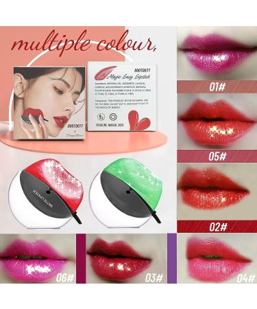 Color Changing Matte Lipstick Set - Waterproof & Long Lasting - 6 Different Shades - Non-stick Cup Formula - Easy & Fast Application - Buy Online on GoSupps.com