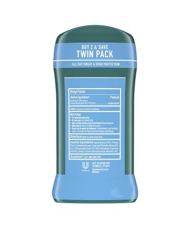 Degree Men Original Antiperspirant Deodorant 48-Hour Odor Protection Cool Rush Mens Deodorant Stick 2.7 oz 2 Count (Pack of 2) Cool Rush 5.4 Ounce (Pack of 2) - Buy Online on GoSupps.com