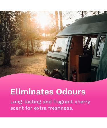 LeisureTime Pink Toilet Rinse 25 Dose - Septic Tank Safe Eco Cleaner for Camping/Portable Toilet - Buy Online on GoSupps.com