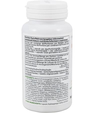 Microbiom Cultures | Digestive Health Trial + Prebiotic | 24 Varieties | 20 Billion KBE | 60 Capsules | Active Intestine | Inulin & GOS | Dietary Supplement | Heildropen  - Buy Online on GoSupps.com