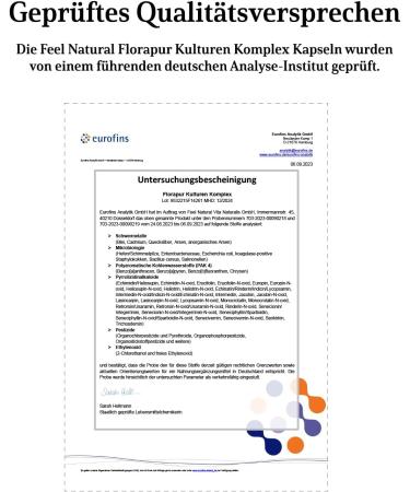 Florapur Cultures Complex - 20 Billion Probiotic Capsules with Organic Inulin | Vegan & Lab Tested for Optimal Gut Health - Buy Online on GoSupps.com