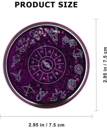 Exceart Quicksand Color Contact Lenses Case Kit - Fashionable Purple Lens Care Box with Tweezers & Storage Organizer - Buy Online on GoSupps.com