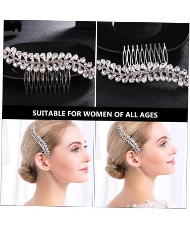 Didiseaon 1 Pc Comb Glammetic Glamzilla Headpuones Silver Dance Parties Glamorous The Wed Hair Prop Creative Headdress Unique Hair Accessories Decorate Hairpin Bride Headgear Alloy - Buy Online on GoSupps.com