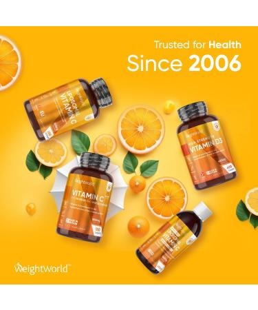 Vitamin C 1000mg High Strength Tablets with Rosehip & Bioflavonoids - Vegan Immune System Boost for Men & Women - Buy Online on GoSupps.com