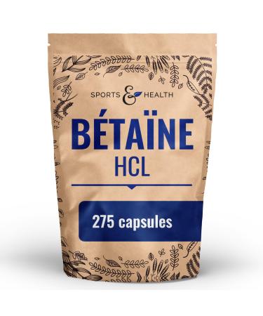 G lules de b ta ne HCl 275 g lules 1400 mg par dose journali re B ta ne hydrochloride en poudre sous forme de g lules V gan