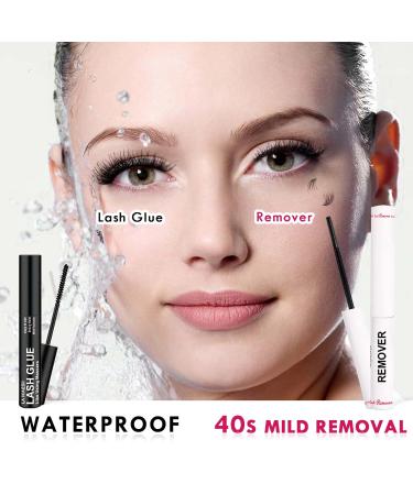 Shop 3-in-1 Lash Glue Remover & Applicator Kit | Waterproof Cluster Lash Glue & Gentle Tweezers for Home Use - 5ML - Buy Online on GoSupps.com