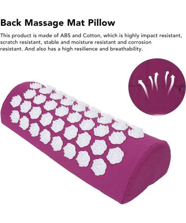 Acupressure Pillow - Massage Pillow for Neck Pain Relief Headaches & Muscle Relaxation (Purple) - International Shipping Available - Buy Online on GoSupps.com