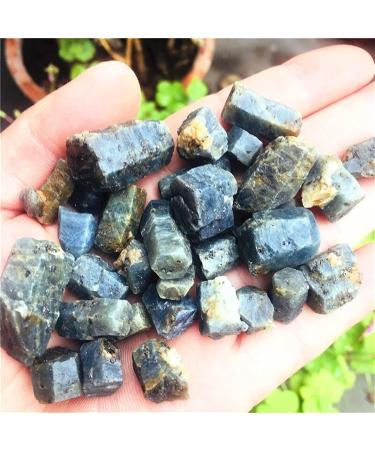 Minerals Stones 100g Natural Blue Corundum Einkristall Raw Stone Exemplar Sapphire raw Crystal raw Stone Crystal Stones Decoration Draw QINTINYIN ERBDRGAZ (Size : 500g)