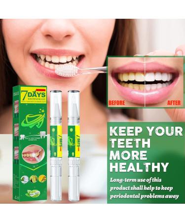 Teeth Whitening Pen - 2Pcs Gel for Effective Painless Whitening | Travel-Friendly Tooth Whitener | Natural Mint Flavor - Buy Online on GoSupps.com