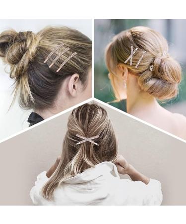 18-Piece Rhinestone Bobby Pins - Crystal Hair Clips for Women and Girls - Stylish Hair Barrettes in Multi Colors - Buy Online on GoSupps.com
