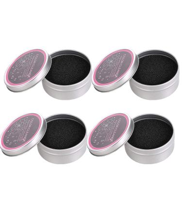 Golden Apple 4 Set Shadow Color Removal Sponge Makeup Brush Cleaners Tool for Switching Colors