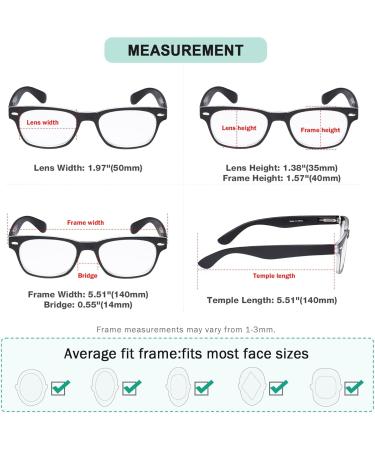 Eyekepper Ladies Reading Glasses - 5 Pack Retro Readers for Women +3.25 - Stylish & Comfortable Eyewear for Every Occasion - Buy Online on GoSupps.com