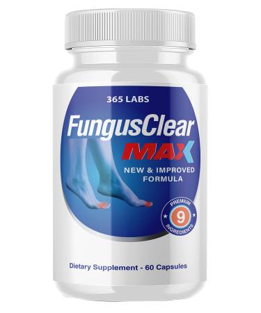 Official & Authentic FungusClear MAX - Fungus Clear MAX 60 Capsules (Money Back Guaranteed)