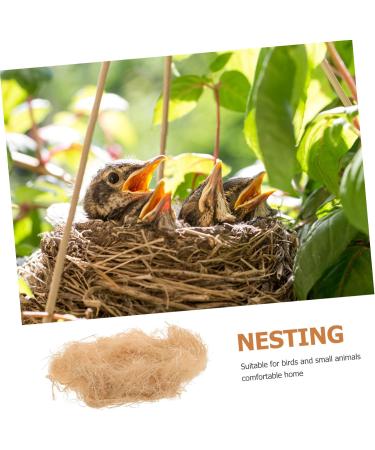 Yardwe 5-Piece Bast Grass Silk Bed Linen for Nesting Birds | Ideal Nest Material for Kolibri & Small Parrots | 22x12cm Accessories - Buy Online on GoSupps.com