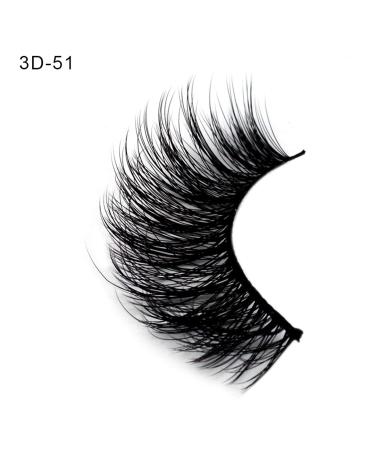 Rethyrel 3D False Eyelashes - 5 Pairs of Wispy Natural Long & Thick Makeup Lashes for Stunning Beauty - Buy Online on GoSupps.com