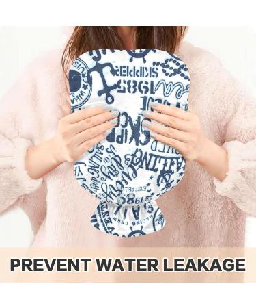Shop Naanle Vintage Sea Anchor Hot Water Bottle - 1L Heat Bottle for Pain Relief & Therapy | International Shipping Available - Buy Online on GoSupps.com