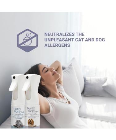 Pet Right Dog Allergy Relief Spray 200ml - Safely Cleans and Neutralizes Dog Allergens for Humans | Freshens and Cleans Air | Safe for Use on Furniture - Buy Online on GoSupps.com