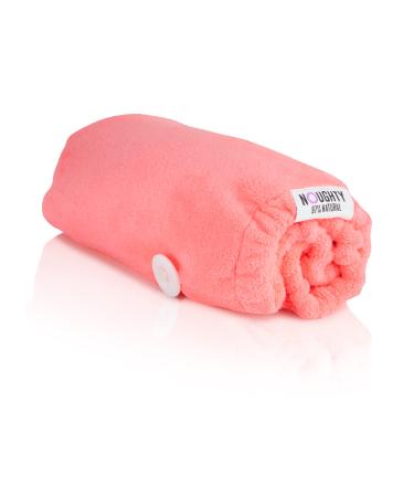 Noughty 97% Natural Microfibre Hair Towel Quickly Absorbs Moisture Reduces Breakage Combats Frizz Pink 1 Pink - Buy Online on GoSupps.com