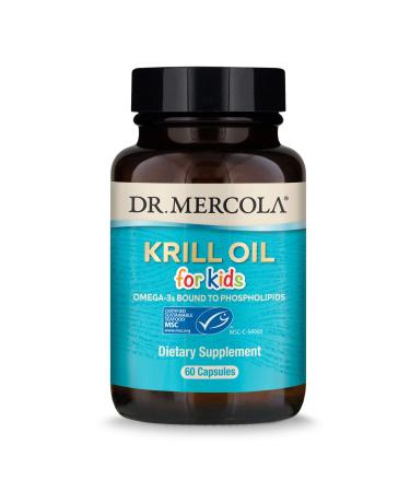 Dr. Mercola Krill Oil for Kids 60 Capsules