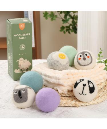 Buy XL Wool Dryer Balls 3 Pack - Natural Fabric Softener Handmade Organic Reusable for 1000 Loads - Shorten Drying Time & Wrinkle-Free - Buy Online on GoSupps.com