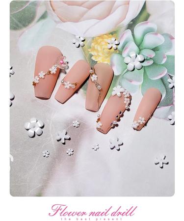 Kalolary 3D Flower Rhinestone Nail Charms - Nail Art Stud Decorations for Women & Girls - Buy Online on GoSupps.com