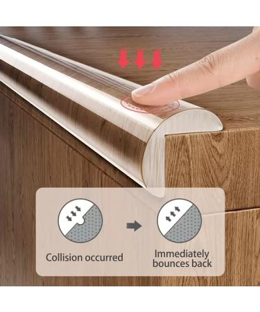 Edge Protection for Babies - Transparent Self-Adhesive Silicone Strips for Drawers & Cupboards (2m) - Buy Online on GoSupps.com