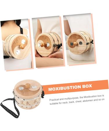 Tovinanna 2 Series Wooden Moxibustion Box - Moxa Sticks & Treatment Instrument for Whole Body Healing - Buy Online on GoSupps.com