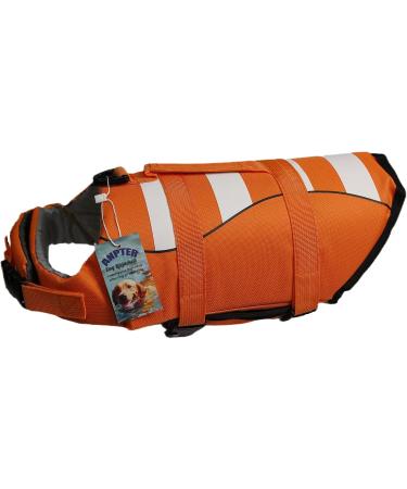 Wallpage Adjustable Dog Life Jacket - Orange Swimming Vest for Small Medium & Large Dogs - Safe & Comfortable Pet Wallow Vest - Buy Online on GoSupps.com