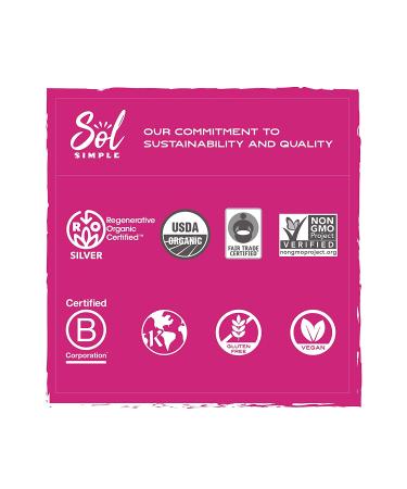SOL SIMPLE Organic Dried Dragon Fruit Snack Pack - 3 Bags (3oz each) | Vegan, Non-GMO, No Added Sugar | Fair Trade Certified - Buy Online on GoSupps.com