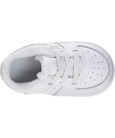 Nike Unisex Kids Force 1 Crib (CB) Running Shoe - White - 0.5 UK - Buy Online on GoSupps.com