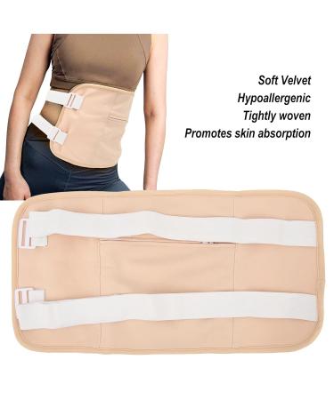 Reusable Organic Castor Oil Pack for Liver Detox - Adjustable & Less Mess - Buy Online on GoSupps.com