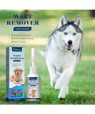  1/2/3/4/5Pcs Natural Dog Wart Removal Treatment | Dog Wart Remover | Dog Skin Tags with no Harm and Irritation | Effective Painless Wart Removal Treatment | Treatment for Dog Warts | 20ml (1Count (Pack of 1)) - Buy Online on GoSupps.com