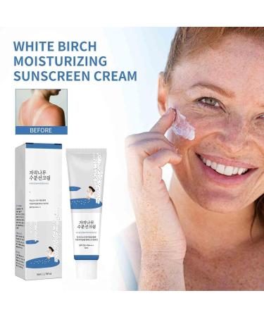 2 Pack Birch Juice Moisturizing Sunscreen SPF50 PA++++ - LAB Organic Moist Essence Sunscreen for All Skin Types - Buy Online on GoSupps.com