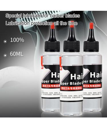 Hair Cutting Oil for Barbers - Odorless Lubricating Oil for Razors & Trimmers - 60ml (Pack of 3) - Reduces Friction & Ensures Smooth Cuts - Buy Online on GoSupps.com