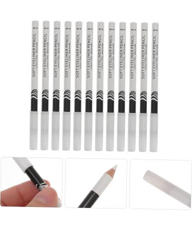 LALAFINA 12pcs Lying Silkworm Eyeliner Glitter Pencils Skin Marker Pen Waterproof Eyeliner Pencils Highlight 1 count (Pack of 1) White - Buy Online on GoSupps.com