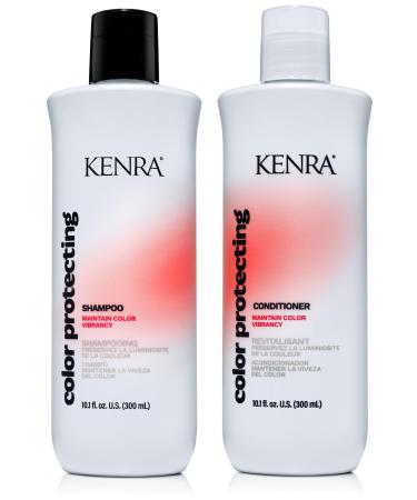 Kenra Color Protecting Conditioner | Color Safe | Maintain Over 95% Color Vibrancy Through 40 Washes | Enhances Shine | pH-balancing System | Color Maintenance | All Hair Types Shampoo & Conditioner 10.1 Ounce