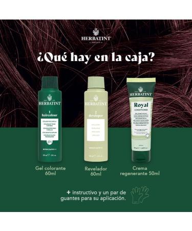  Herbatint Herbatint Permanent Hair Colour Gel 5m Light Mahogany Brown 170ml | Ammonia-free optimal grey coverage vegan formula with 8 plant extracts - Buy Online on GoSupps.com