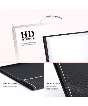 DUcare Portable Folding Makeup Mirror - Large Black | Vanity Mirror with Stand - Buy Online on GoSupps.com