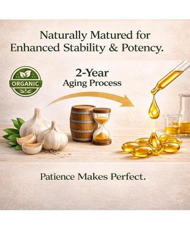 TRUE NATURALS Aged Garlic Extract - 300 Softgels 7500mg Odorless Organic Garlic Supplement 2-Year Matured for Heart Immune & Antioxidant Support Non-GMO Gluten Free Vegetarian (1) - Buy Online on GoSupps.com
