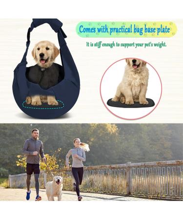 Puppy Sling Dog Sling Dog Carry Bag Puppy Carrier Dog Slings for Small Dogs Cat Sling Pet Sling Adjustable Reversible Pet Sling Carrierfor Small Medium Dogs Hands-free Sling Cat Bag Protect(dark Blue) - Buy Online on GoSupps.com