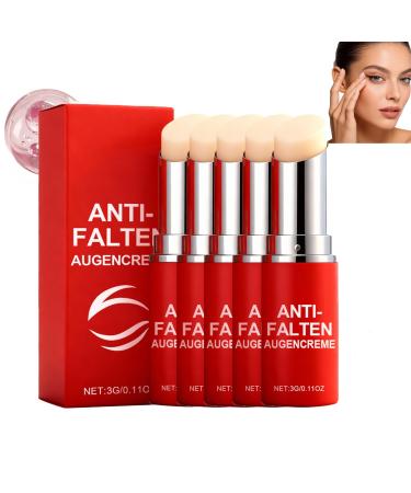 AJOG Set of 5 retinol and anti-wrinkle eye creams - For men and women - Under-eye cream for fine lines puffiness and dark circles - Smooth and hydrating - Daily anti-aging care