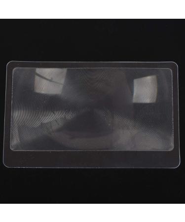 Plauauyt 3 X Magnifier Magnification Magnifying Fresnel Pocket Credit Card Size Transparent Magnifying Glass - Buy Online on GoSupps.com
