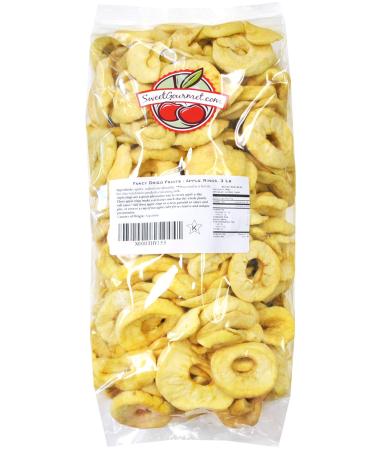 Fancy Dried Fruits- Dried Fuji Apple Rings, 3 lb by Green Bulk 3 Pound (Pack of 1)