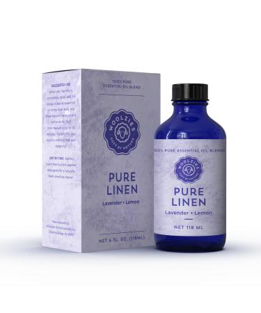 Laundry Essential Oil Blend: Use with Wool Dryer Balls or Oil Diffuser Elevate Your Laundry with All-Natural Aromatherapy Scents | 1 Fl oz (4 Fl Oz Pure Linen)