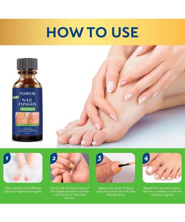 Extra Strength Toe Nail Fungus Treatment for Healthy Nails - Fingernail and Toenail Repair Solution - Buy Online on GoSupps.com